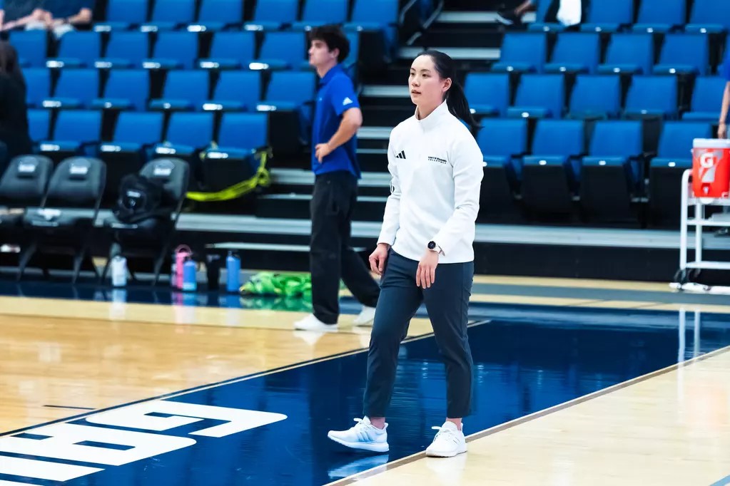 Kat Chen at a UC Santa Barbara Women's Volleyball game. 