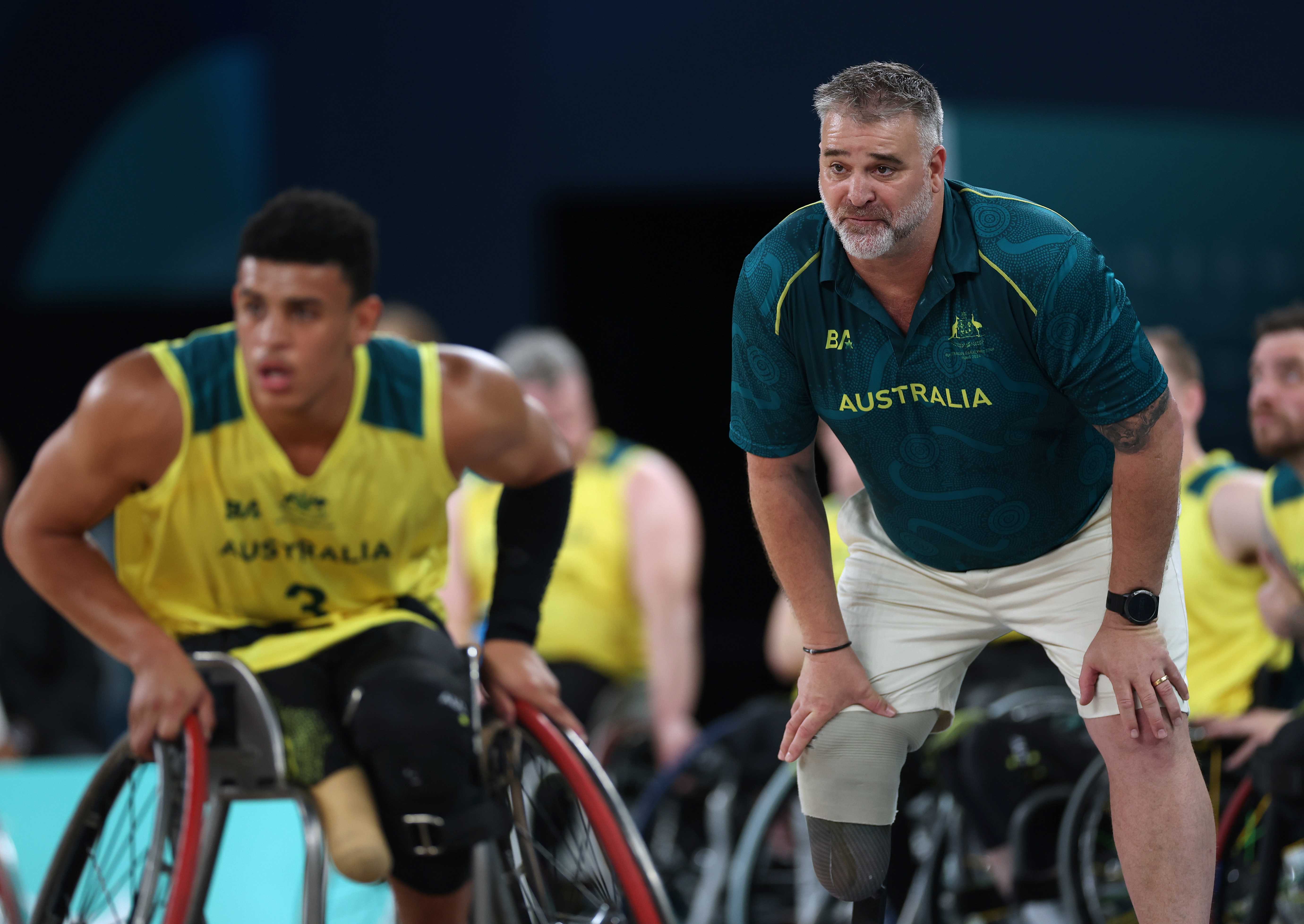 Wheelchair basketball coach Brad Ness