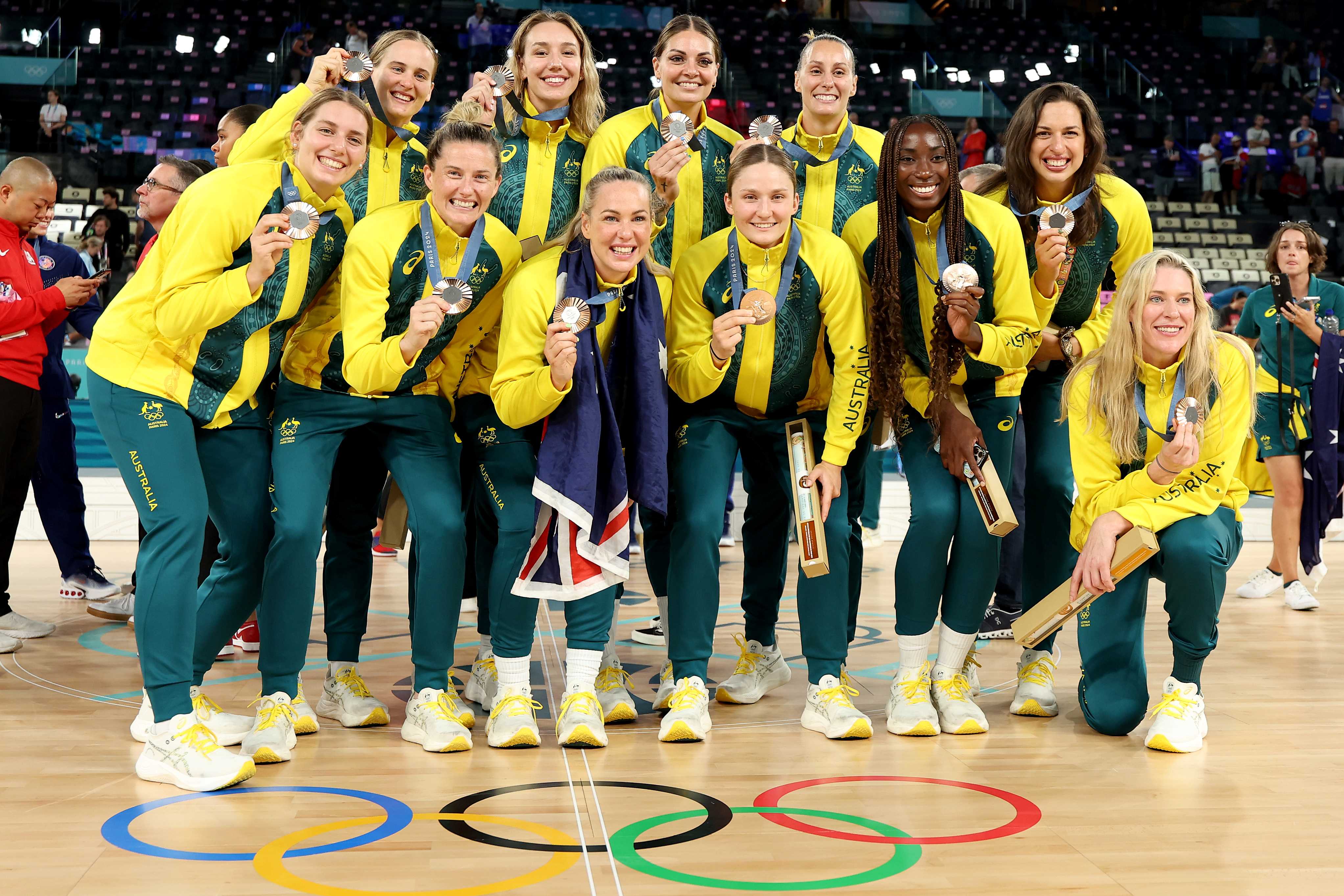 Australian Opals celebrate bronze at the Paris 2024 Olympic Games