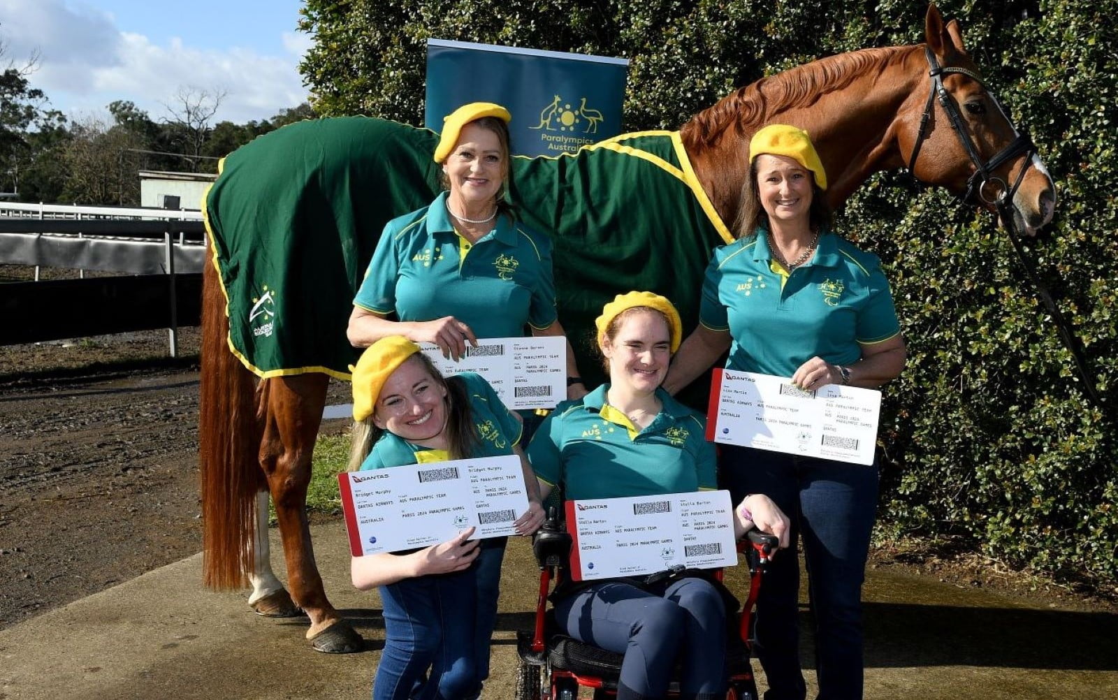 Australia Paris 2024 Paralympics Equestrian Team